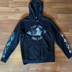 How To Train Your Dragon Toothless Black Graphic Zip Up Hoodie